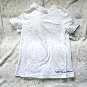 Calvin Klein kids white shirts. Size 8/10. Nwot